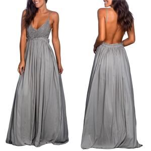 Wishlist Gray Maxi Dress